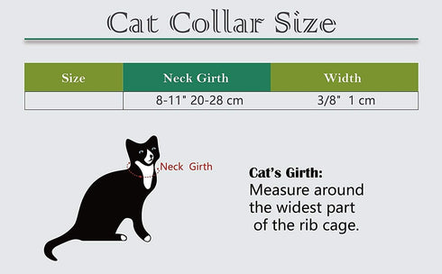 CHUKCHI Pink Soft Velvet Safe Cat Adjustable Collar with Crystal Heart Charm, 8-11 Inches