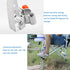UtySty 2 Pack Commode Fishing Chairs Foot Pegs Tall Directors Chairs Footrest Pedals for Casting Platform Boat Fishing