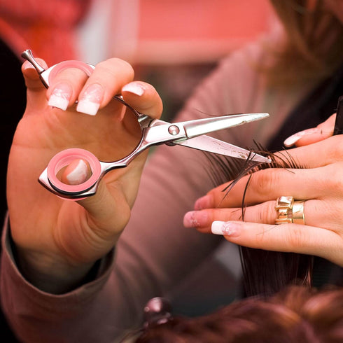 20 Pieces Scissors Finger Rings, Rubber Finger Rings for Pet Hair Shears and Grooming Scissors