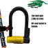 U-Lock Holder/Clamp for Kryptonite and Other U-Locks, All Metal, Heavy Duty Use, Ultra Quiet Ride, Holds up to 5 Lbs