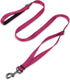 Hyhug Pets Premium Adjustable Leash - 4 to 6 Feet Durable Nylon with Soft Neoprene Handle for Young Dogs, Rose Red Pink