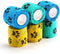 WePet Pet Wrap - Self-Adhesive Non-Woven Tape for Dog Legs, Wounds, First Aid Cohesive Gauze, 6 Rolls (Pawprints A)