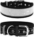 Bling Rhinestone Dog Collar, Soft Comfortable Stylish Collar with Bright Reflective Stripe, Adjustable Diamond Crystal