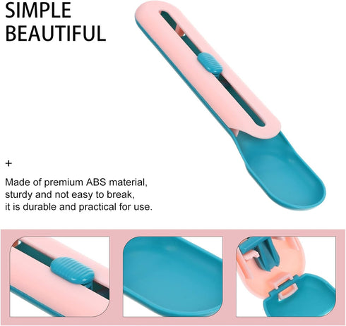 Ipetboom Dog Bowls - Pet Feeder Cat Strip Squeeze Spoon for Wet Cat Treats, Feeding Watering Supplies, Blue Dog Bowl