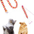 KABASI Cat Wand Rainbow Toy, 3 Styles Interactive Cat Toys, Colorful Sounding Toys, Rainbow Ribbon Wand for Kittens