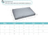 Explore Land Scratch Resistance Dog Bed Cover, Canvas Washable Dog Crate Pad Replacement Cover - 48Lx36Wx4H inch -