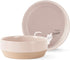 Fringe Studio "Whisker Cat Meow Small Pet Bowl (478001), Blush Stoneware