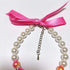 Ombre Pearls Dog Necklace Jewelry for Small Dogs, Bling Rhinestones Cat Wedding Collar, Chihuahua Yorkie Girl