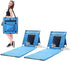 Ynredee Backpack Beach Chairs,Beach Mat Lounge Chair for Adults,Portable Lightweight Lounge Mat with Back,Adjustable