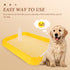 ULTECHNOVO Dog Litter Box Mesh Training Toilet Potty Tray for Puppy and Small Size Dog Indoor Dogs Potty Training Pads