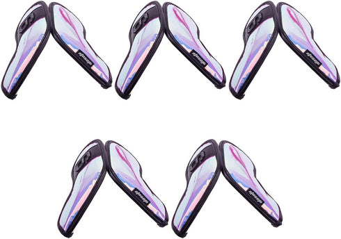 OSALADI 10pcs Golf Club Covers Putter and Iron Covers TPU Shell with