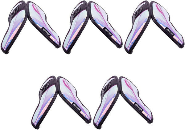 OSALADI 10pcs Golf Club Covers Putter and Iron Covers TPU Shell with