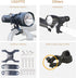 LIGHTFE Aluminum Bike Flashlight Mount for Large Size Bike Lights, 360° Rotation Adjustable Bicycle Flashlight Mount