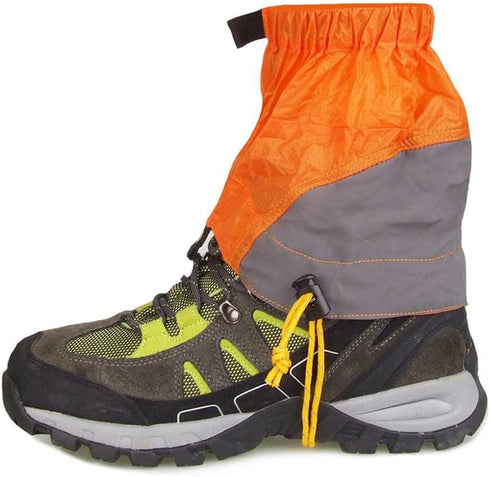 Sosoport Men's Hiking Boots Pair, Women's Back Pack Snow Gaiters, Ankle Gaiters, Outdoor Hiking Walking Gaiter Guard