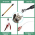 Pawaboo Feather Teaser Cat Toy, Interactive Wand with 34.5" Long Wand and Bell, Wine Red & White Feather