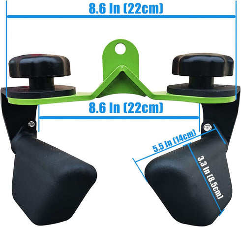KORIKAHM Home Gym Fitness Multi-Grip Spreader Bar, Wide Lat Pull Down Bar, Neutral Grip Handle for Cable Pulley System