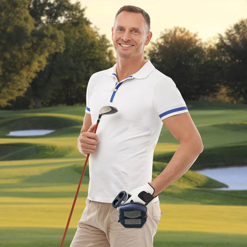 Golf Balls Bag, Molle Golf Tees Holder Pouch for Golf Rangefinder Storage, Zipper Golf Accessories Bag