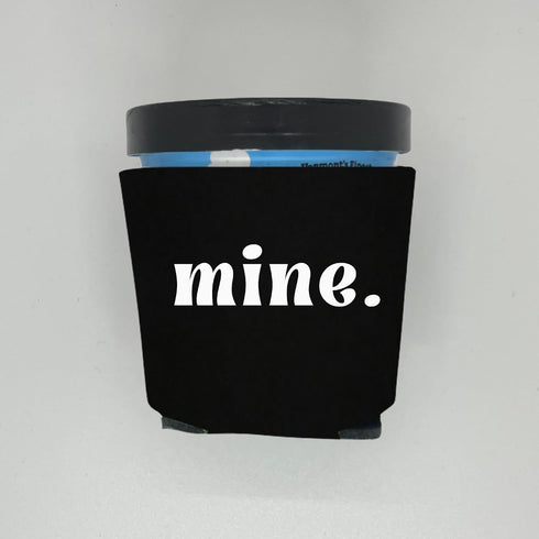 Capital City Commerce Ice Cream Pint Coolers, Mine, Ice Cream Pint Sleeves, Funny Party Favor and Gift Ideas, Foam