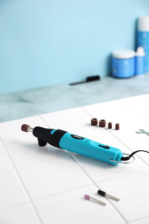 66820 2-Speed Andis EasyClip Pet Nail Grinder, Blue