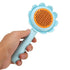 Pet Slicker Brush for Dogs, Cats, Rabbits, Self Cleaning Massage Grooming Brush for Shedding