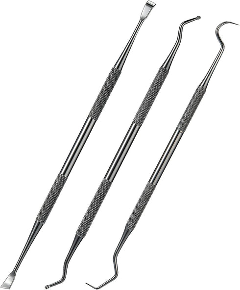 Hotop 3 Pieces Dog Dental Tooth Scaler and Scraper, Stainless Tools for Pet Teeth Cleaning