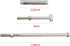 Golf Cart Brake Equalizer Rod Set for Club Car Precedent 2004-Up and Tempo 2018-up