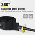 SUP Leash 11 Foot Coiled Stand Up Paddle Board Surfboard Leash with Waterproof Wallet/Phone Case