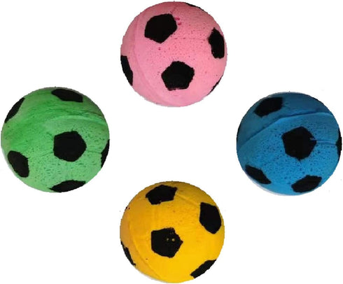 Foam Soccer Balls Cat Toys - 12pcs Balls for Cats