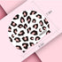Swim Cap for Women - Silicone Swimming Cap for Long Hair with Leopard Print