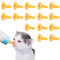 Pet Feeding Nipples Set, 15 Pcs Kitten Puppy Nursing Nipples, Food Grade Silicone for Newborn Cats and Dogs