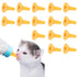 Pet Feeding Nipples Set, 15 Pcs Kitten Puppy Nursing Nipples, Food Grade Silicone for Newborn Cats and Dogs