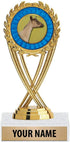 5.5" Gold Dairy Goat Trophies, Custom Olympia Dairy Goat Trophy Award
