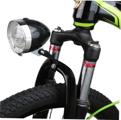 Kisangel 2pcs Retro Bike Lights, Rechargeable LED Bike Headlights for Safety and Visibility