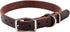 ADITYNA Classic Style Leather Dog Collar for Small Dogs, Soft and Strong, Heavy Duty Top-Grain Leather (S, Neck: 12-16