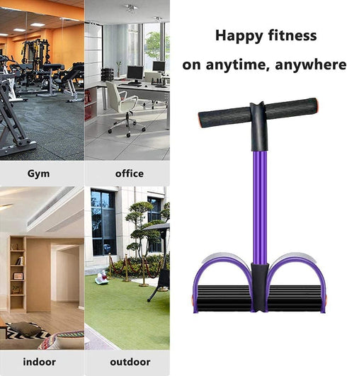 Multifunction Pedal Resistance Band - Elastic Pull Yoga Tension Rope for Fitness Equipment, Stretching Training