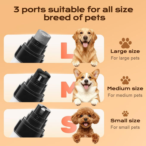 2026 Trimmers 2 Trimmer 2 Dog Nail Grinder, New Silent Pet Nail Grinder, Electric Dog Nail with Speed, Quiet Pet Nail