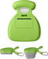 KALLAK Portable Dog Pooper Scooper, Hands Held Pet Poop Picker Upper with Integrated Bag Dispenser and 2 Rolls Waste