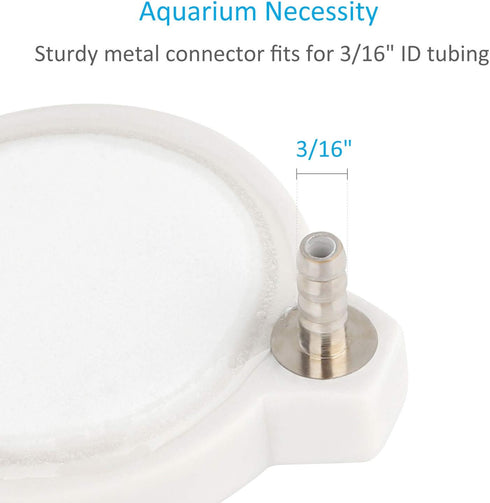Pawfly 2 Inch Air Stone Disc Aerator Bubble Diffuser for Small Aquarium Fish Tank Bowl