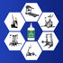 16 (16 Silicone Treadmill Lubricant/Treadmill Lube, Ounces Silicone Oil with Hard Application Tubes and Precision Screw