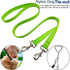 Tie Out Dog Leash, 6FT Nylon 1" Wide Reflective Thick Lead for Medium Large Dogs Indoor Outdoor Camping Green