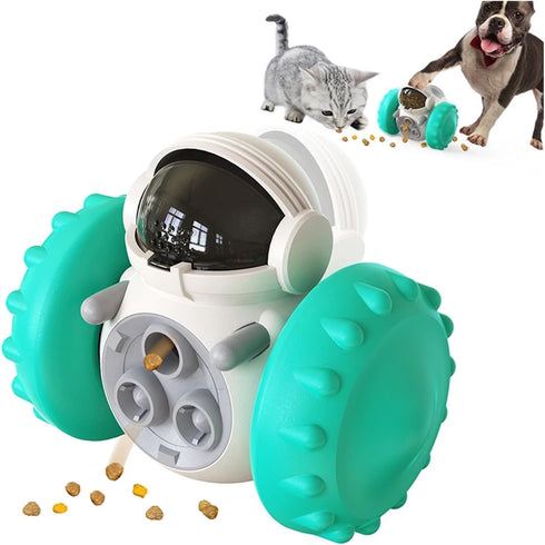 GDYOUCHAI Dog Treat Leaking Toy Pet Puzzle Interactive Tumbler Toy Puppy Cat Slow Food Feeder Dispenser Dog Training