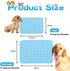 Dog Cooling Mat for Dogs & Cats, Pet Cooling Blanket, Outdoor Car Seats Beds (Blue, 28IN * 40IN)