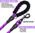 COOYOO Dog Leash, 5/6 FT with Comfortable Padded Handle and Highly Reflective Threads for Small Medium Large Dogs