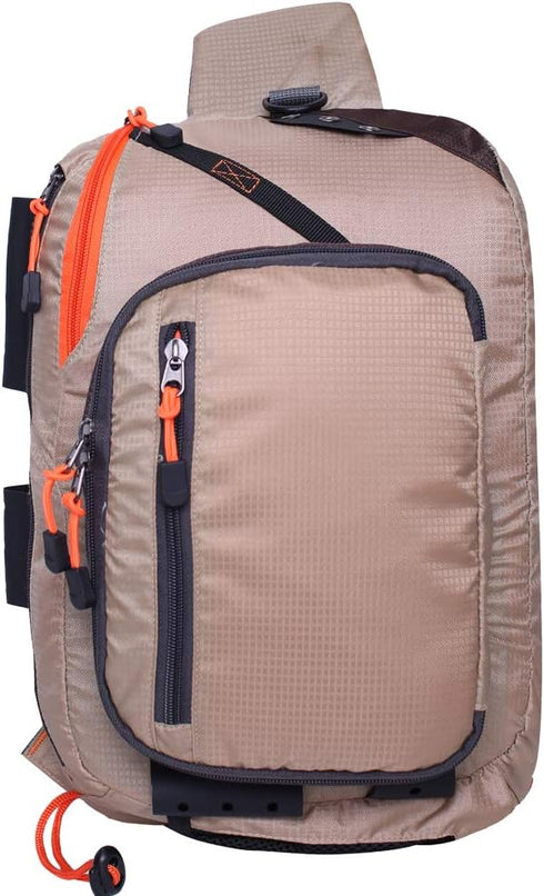 Kylebooker Fishing Tackle Storage Shoulder Bag - Fly Fishing Sling Pack