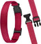 Dog Collar Strap, Bark Collar Belt for Most of theTraining Shock Collar Receivers Adjustable Durable Nylon Strap Replace for Barking Collar Fence-Pet Collar Strap (Red)