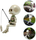 GANAZONO Skeleton Aquarium Decoration, Skull Fish Reptile Tank Decor, Resin Figurines