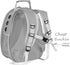Transparent Bubble Cat Carrier Backpack for Small Puppy and Bunny, Grey, Pet Carrier Backpack