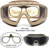 SPOSUNE Airsoft Goggles - Anti Fog Tactical Goggles with 3 Interchangeable Lens, UV400 Protection