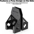 5 Horses2 Plastic Salt Block Holder, Rust-Resistant Design with Horse Cutout, Includes Fixing Screws, Drainage Holes