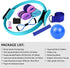 Oylyoyea Set Set, Pilates Home Pilates Equipment for Women Kit with Magic Circle Pilates Ring and Ball Resistance Bands